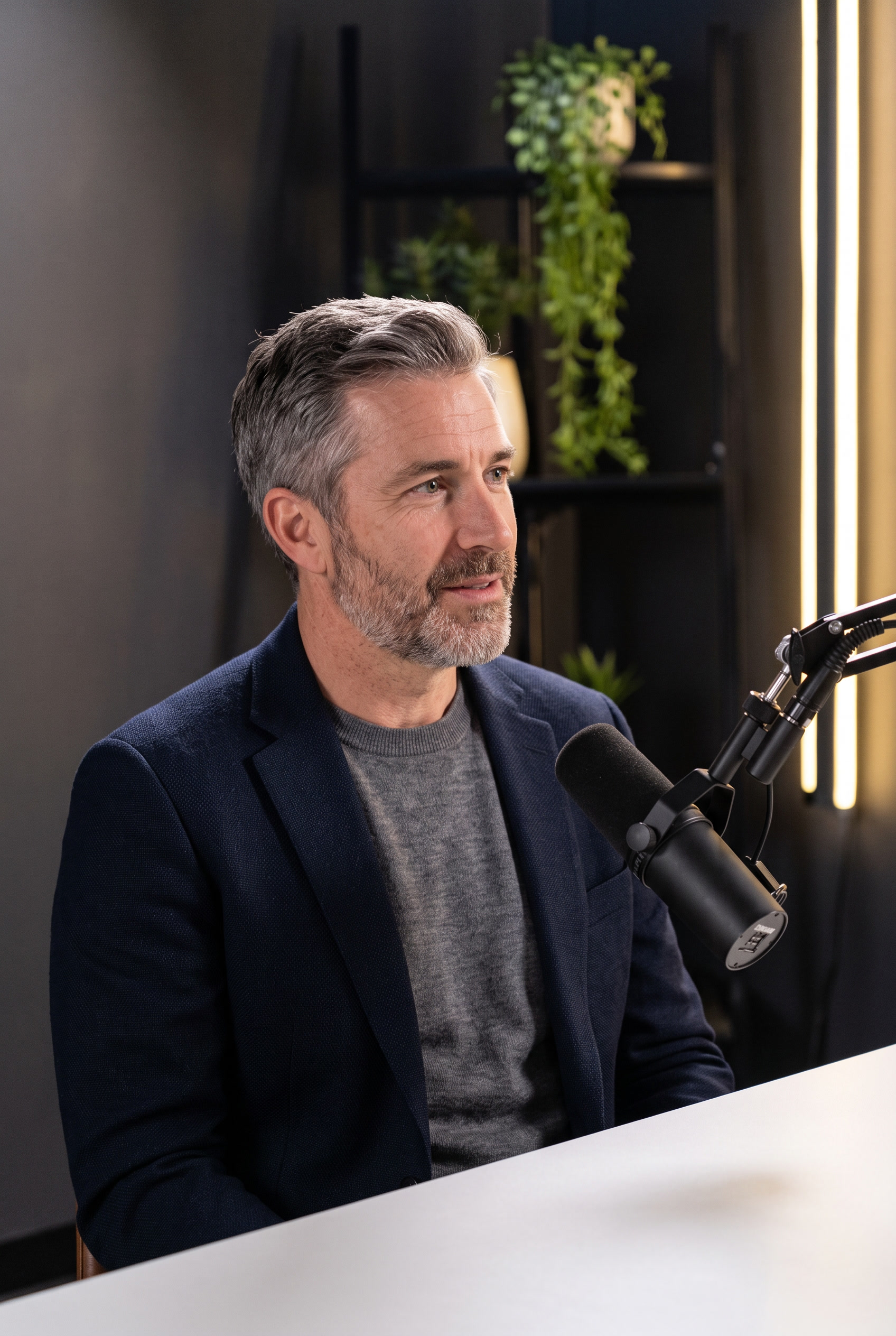 Podcast guest speaking at Ginger K